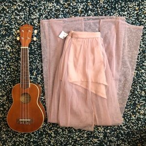 Pink Sheer Skirt